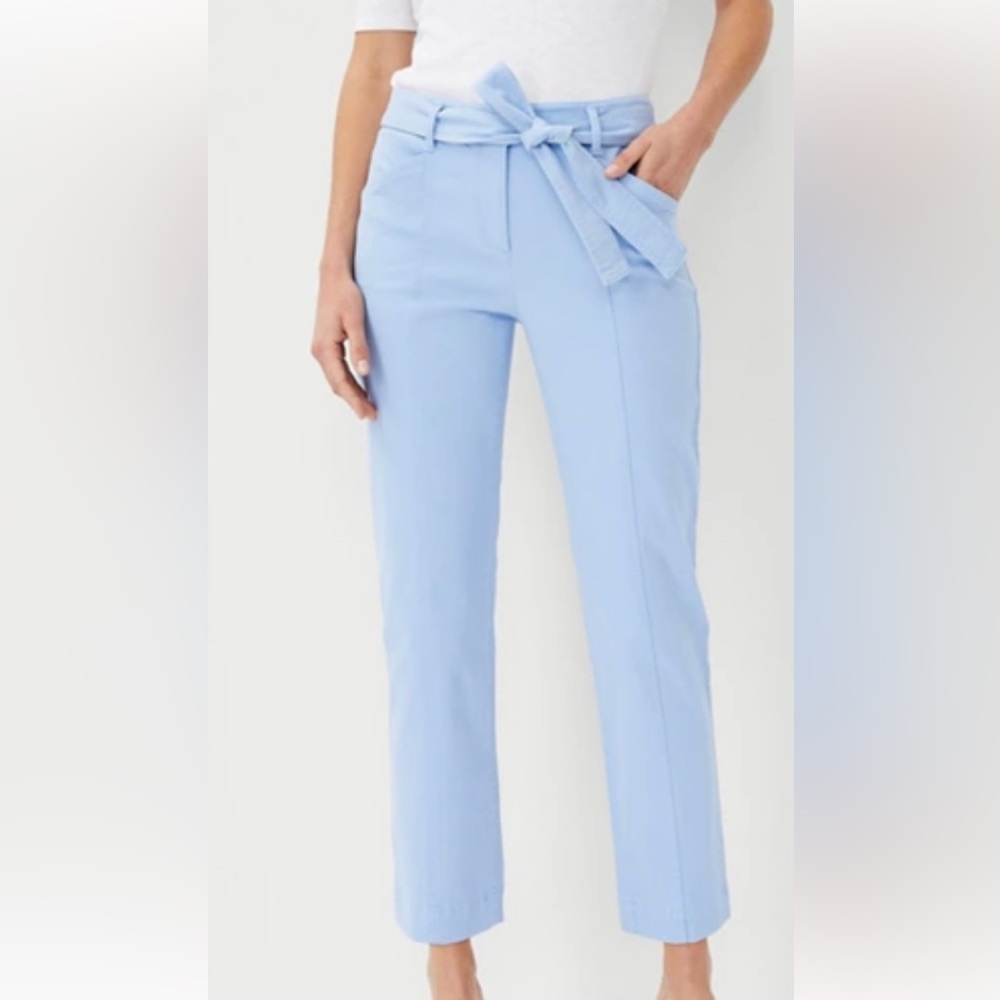 New York & Company high tie waist slack trouser pant capri